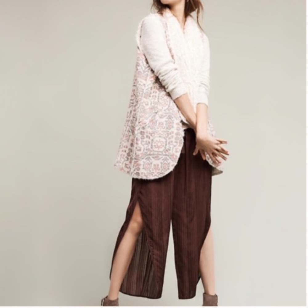 HEI HEI - Jacquard Shearling Lined Vest